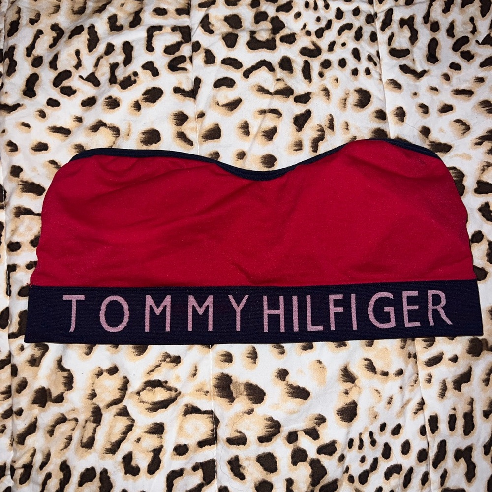 Tommy Hilfiger Red & Navy Bandeau